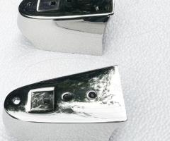 Over riders for Volvo P1800 S/ES bumper (1963–1973) by stainless steel